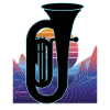 Tuba Player Tuba Musical Instrument