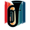 Tuba Player Tuba Musical Instrument