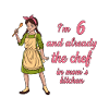 J’ai 6 ans - Fille Chef