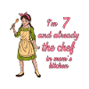 J’ai 7 ans - Fille Chef