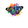 Rainbow Butterfly - rainbow