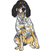 Bluetick Coonhound gift funny saying