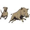 Chasse au sanglier chasseur sanglier