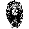 Catholic Religious Drawing - Gothic Fashion