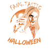 Fangtastic Halloween Vampire Pun Saying