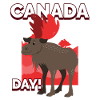 Canada Day Moose