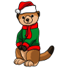 Meerkats with Christmas Sweater