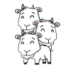 Cute Goats - Goat