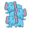 Cute Elephants - Elephant