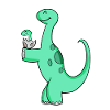 Dinosaur with baby dinosaur