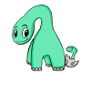 Dinosaur with baby dinosaur