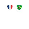 France et Brésil Drapeau brésilien