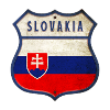 Slowakei Flaggen Wappen Design