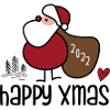 Festive Christmas Santa
