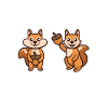 Waldbewohner Geschenk Lustiges Eichhörnchen