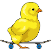 Chick Skater Skateboard