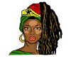 Ghana bandiera ghanese donna principessa I regalo