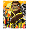 Slothzilla Japanese Sloth Japan Sunset