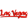 Las Vegas Lettering Red Cursive Design
