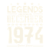Legends Are Born In December 1974.Gift anniversary