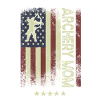 USA Flagge - Bogenschießen Mutter