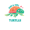 Turtle Cute Girl Love Turtles