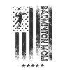 USA Flag - Badminton Mother