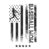 Drapeau des États-Unis - Baseball Mother