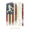 Drapeau des États-Unis - Baseball Mother