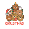 Beaver Christmas Tree Merry Christmas