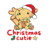 Axolotl Weihnachten Axolotls Christmas Cutie