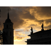 Sunset in Vilnius