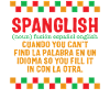 Spanisches Hemd, Spanisch Englisch
