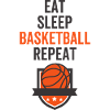 Eat Sleep Basketball Repeat