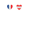 France and Austria Austrian flag