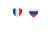 France et Russie Drapeaux russes