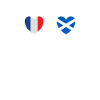 France et Écosse Drapeau écossais