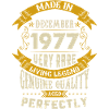 Décembre 1977 Millésime anniversaire