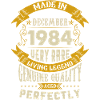 Décembre 1984 Millésime anniversaire