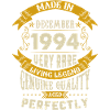 Décembre 1994 Millésime anniversaire