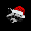 Christmas Raccoon