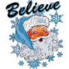 T-shirt Christmas Believe