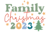 Family Christmas 2023 Winter Stars