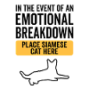 Emotional - Siamese cat