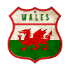 Wales Wappen Flaggen Design