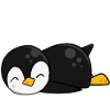 Sleeping shirt with penguin