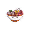 Kawaii Anime Japanese Korean Ramen Noodle Soup