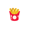 frites, manger des frites, frites humour