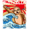 Slothzilla Japanese Sloth Japan Sunset
