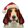 Basset Hound Christmas